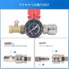 0-180 PSI Air Compressor Regulator with Gauge, European-Style Cast Iron, Precise Adjustment, 4-Hole, 4-3/8" Ball Valve for Pneumatic Tools