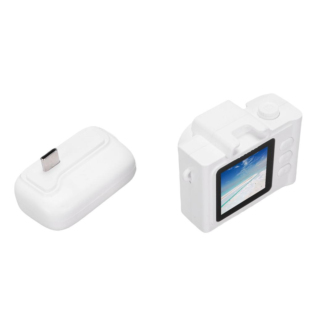 Small Digital Camera 1080P HD Color Screen Thumb Camera Video Recorder with Keychain Wrist Strap for Travel