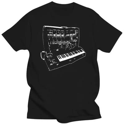 ANALOGOWY MODUŁOWY SYNTEZATOR MOOG BUCHLA SERGE Koszulka Dad Fan Synth Odzież męska Koszulka graficzna ARP 2600 odzież męska koszulki graficzne