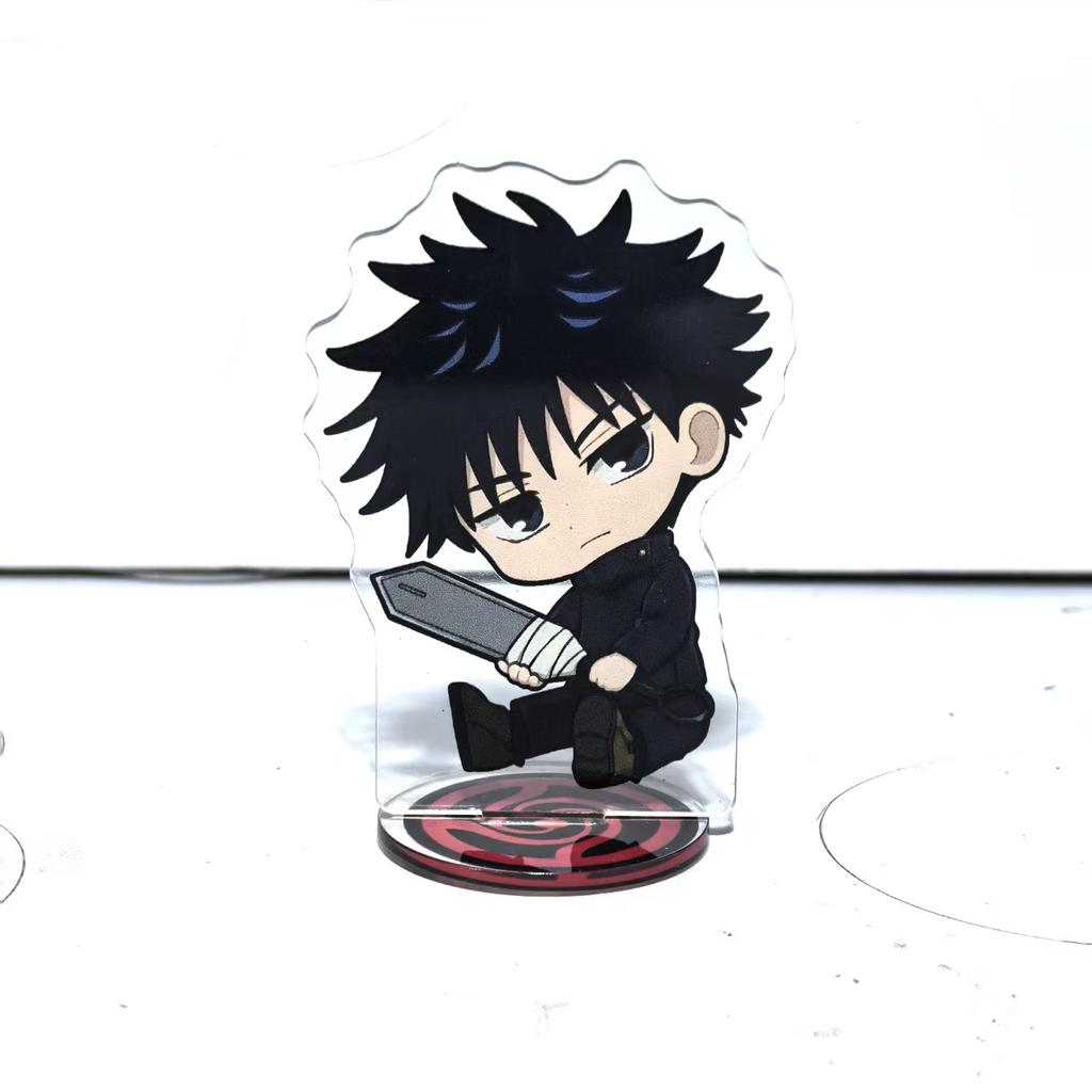 Anime Figure Jujutsu Kaisen 8cm Choso Zenin Naoya Nanami Kento Mini Stand Acrylic Ornaments Model Collections Dolls Gifts