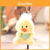 Cute Yellow Duck Plush Keychain With Super Soft Short Plush For Bag Decoration And Gift
