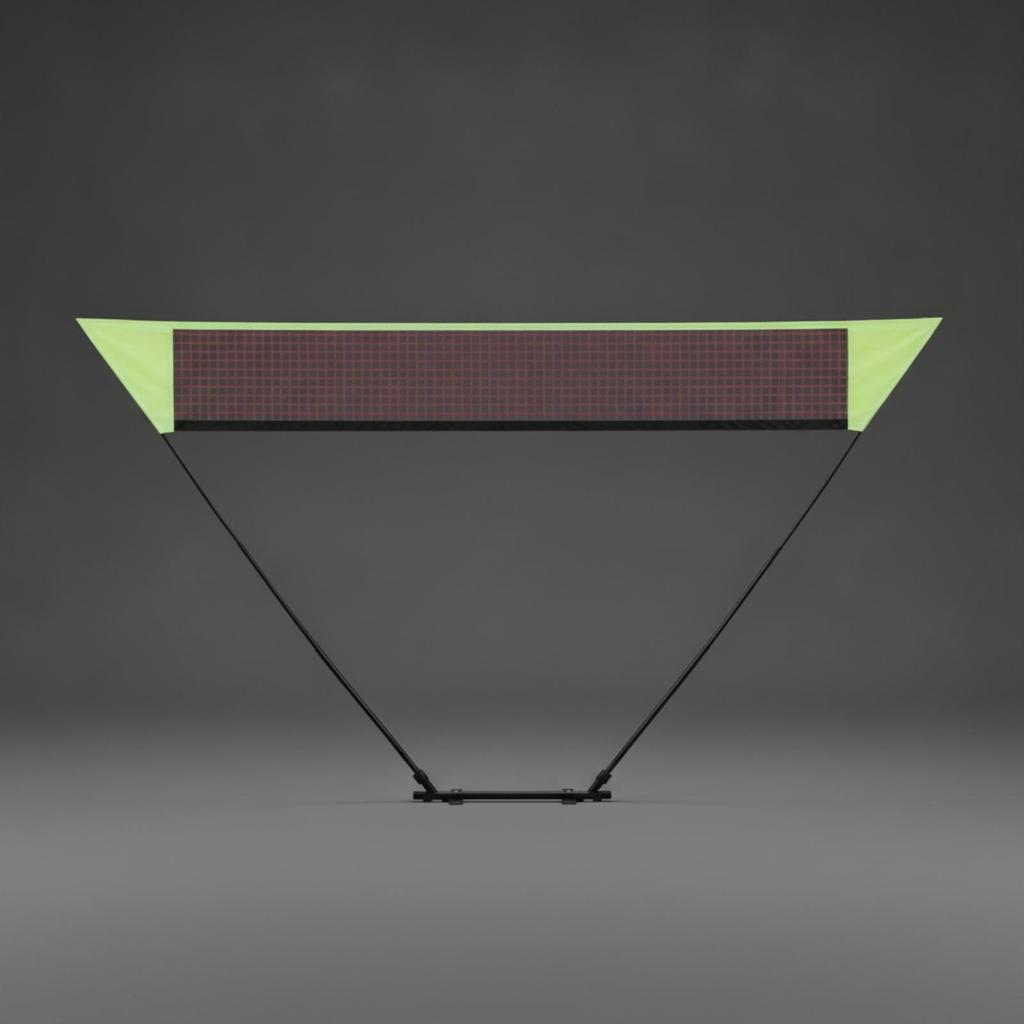 Badminton Net with Stand Easy Setup Set Minimal Space for Backyard