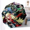 1pc Outdoor Umbrella with Anime Characters - Automatic Opening/Closing, Portable 3-Fold Design, 8-Bone Iron Frame - Perfect Gift for Fans, Travel