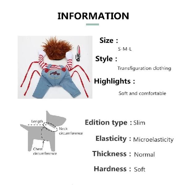 Funny Pet Dog Clothes Dog Cosplay for Dogs Halloween Dog Costumes Christmas Dog Accessories Festival Party Outfit Pet Dog Dress