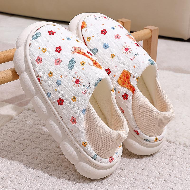 Shoes Spring and Summer Maternity Bag Heel Breathable Postpartum Shoes Soft-soled Indoor Non-slip Thick-soled Slippers for Pregnant Women