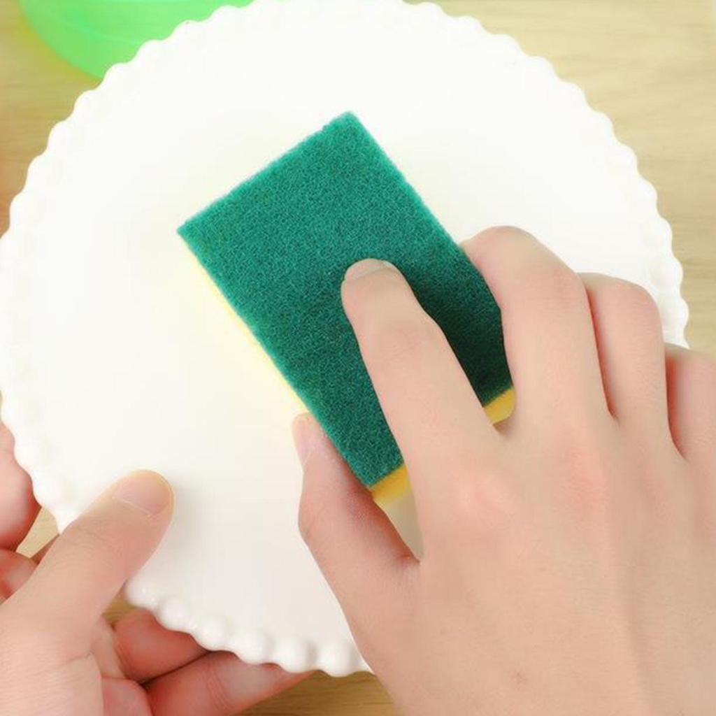 2 in 1 Flüssigseifenspender für Küchenarbeitsplatte Geschirrspülen Handseifenspender mit Schwämmen für Badezimmer Küchen