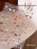 2026 Year of the Horse 3D Embossed Nail Art Stickers – Festive, Colorful, Waterproof Decor