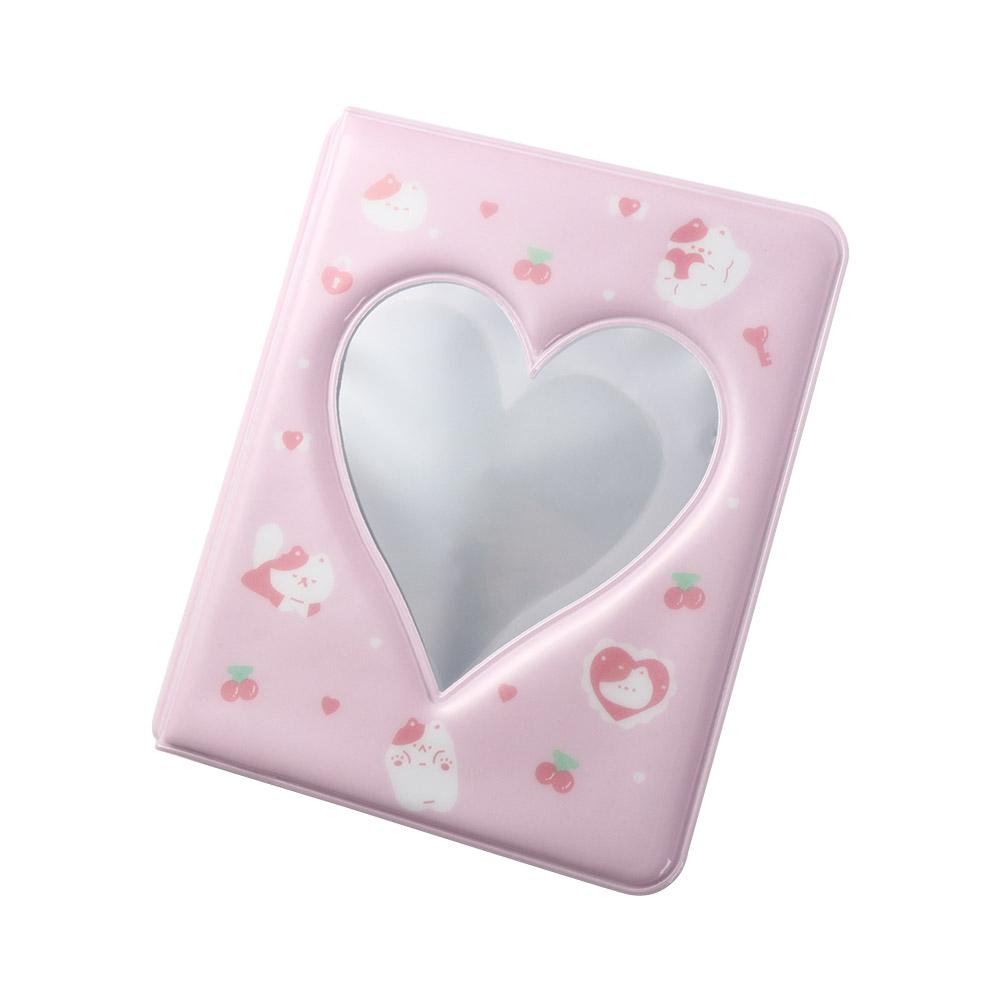 Cute Cartoon Bear Photo Album Ins Waterproof Hollow Picture Storage Case Anti-scratch Pastic Love Heart Photo Album Idol Star
