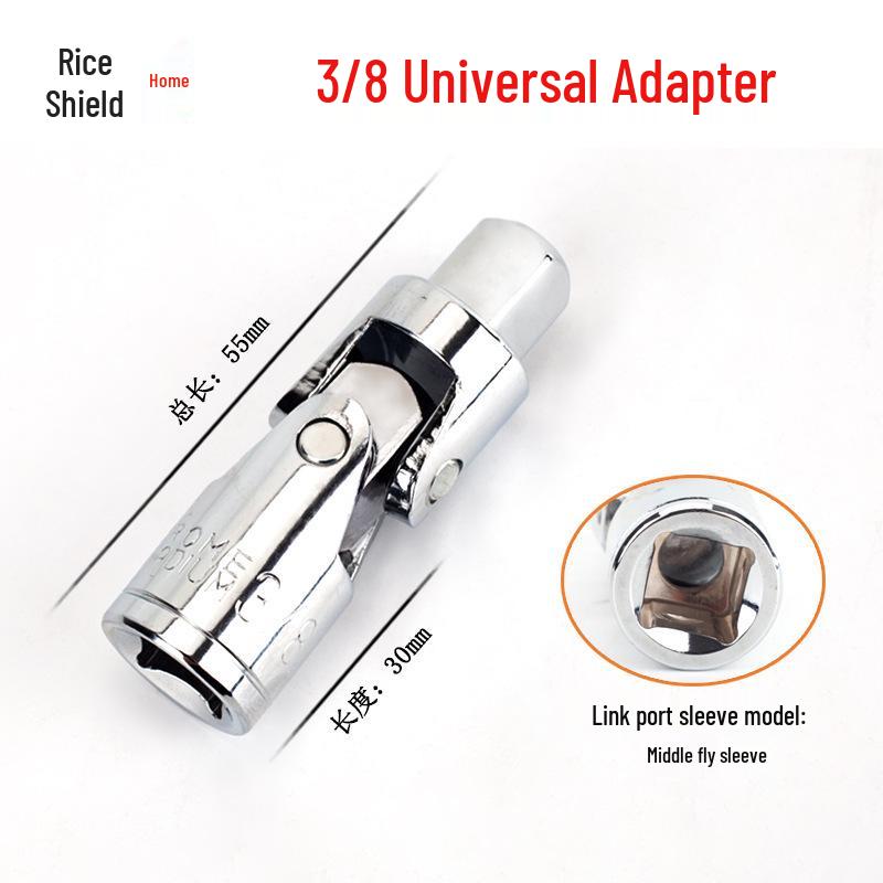 Universal Right Angle Flexible Screwdriver Attachment with Electric Drill Connection