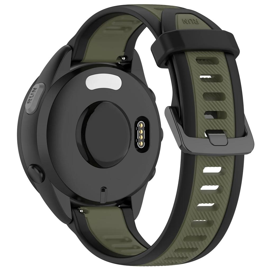 Bracelet en Silicone 18/20/22mm pour Garmin Forerunner 570 970 165 55 265 965/Active 6-5 Bracelet Doux Respirant pour Garmin Venu 4/3