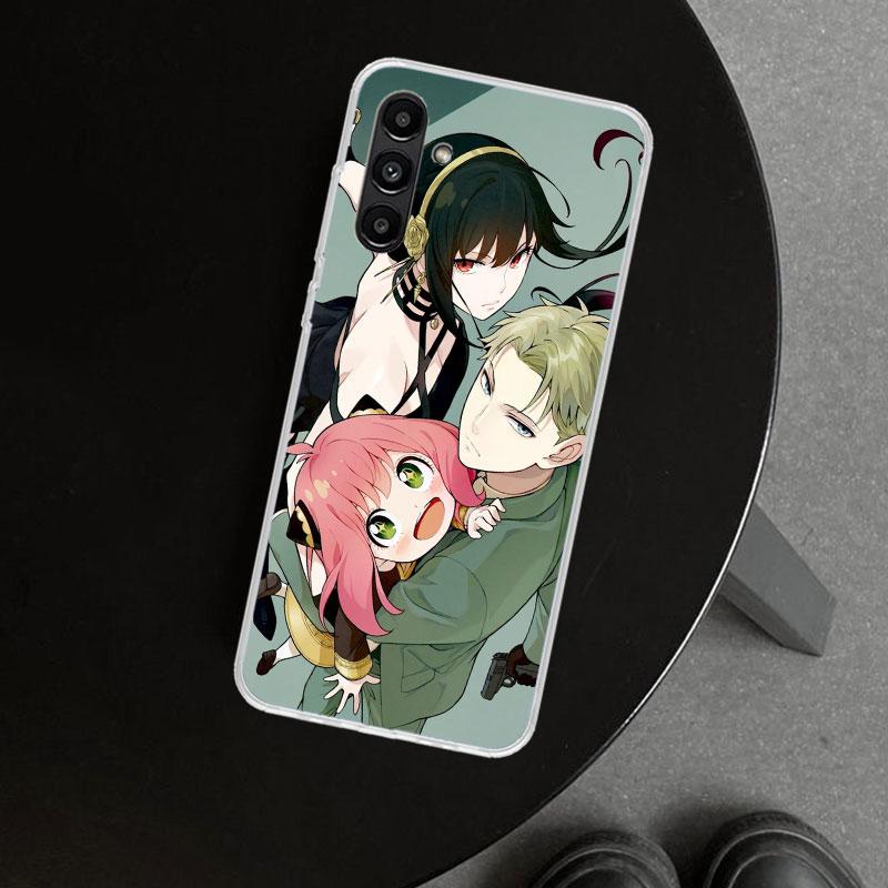 Anime S-Spy Family Anya Phone Case Cover for Samsung Galaxy A17 A16 A26 A36 A56 A57 A37 A15 A25 A35 A55 A14 A24 A34 A54 A13 A23