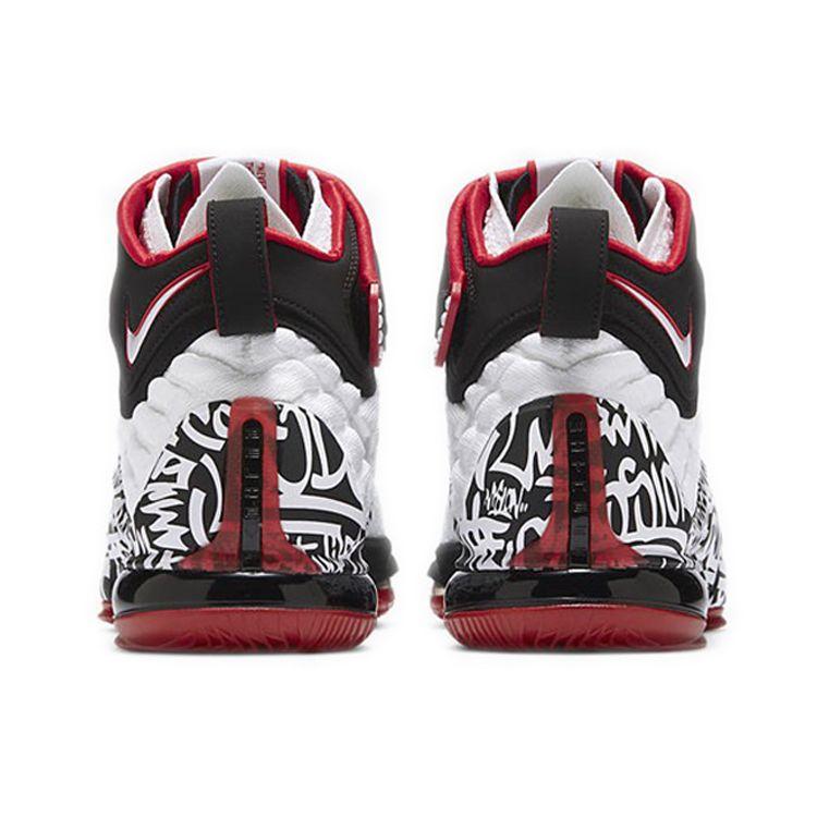 Nike LeBron 17 EP LeBron 4 Graffiti Unisexové tenisky Bílá Univerzitní-červená Černá CT6052-100