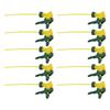 Replacement Trigger Sprayer Nozzles Set of 10 Adjustable Stream and Mist Nozzles for Efficient Cleaning Tasks At Home or Office