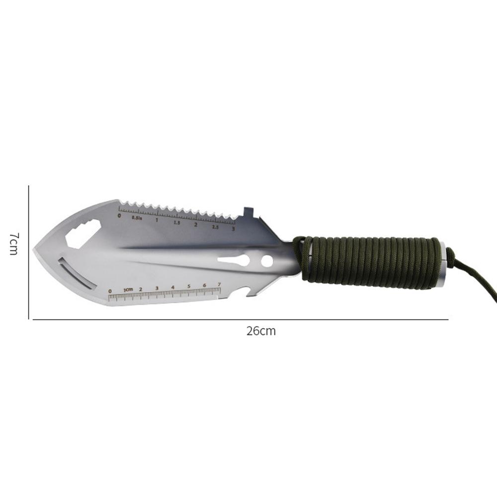Portable Camping Hiking Traveling Pinic Shovel Multifunctional Ordnance Shovel Survival Outdoor Equipment Garden Tool Shovel
