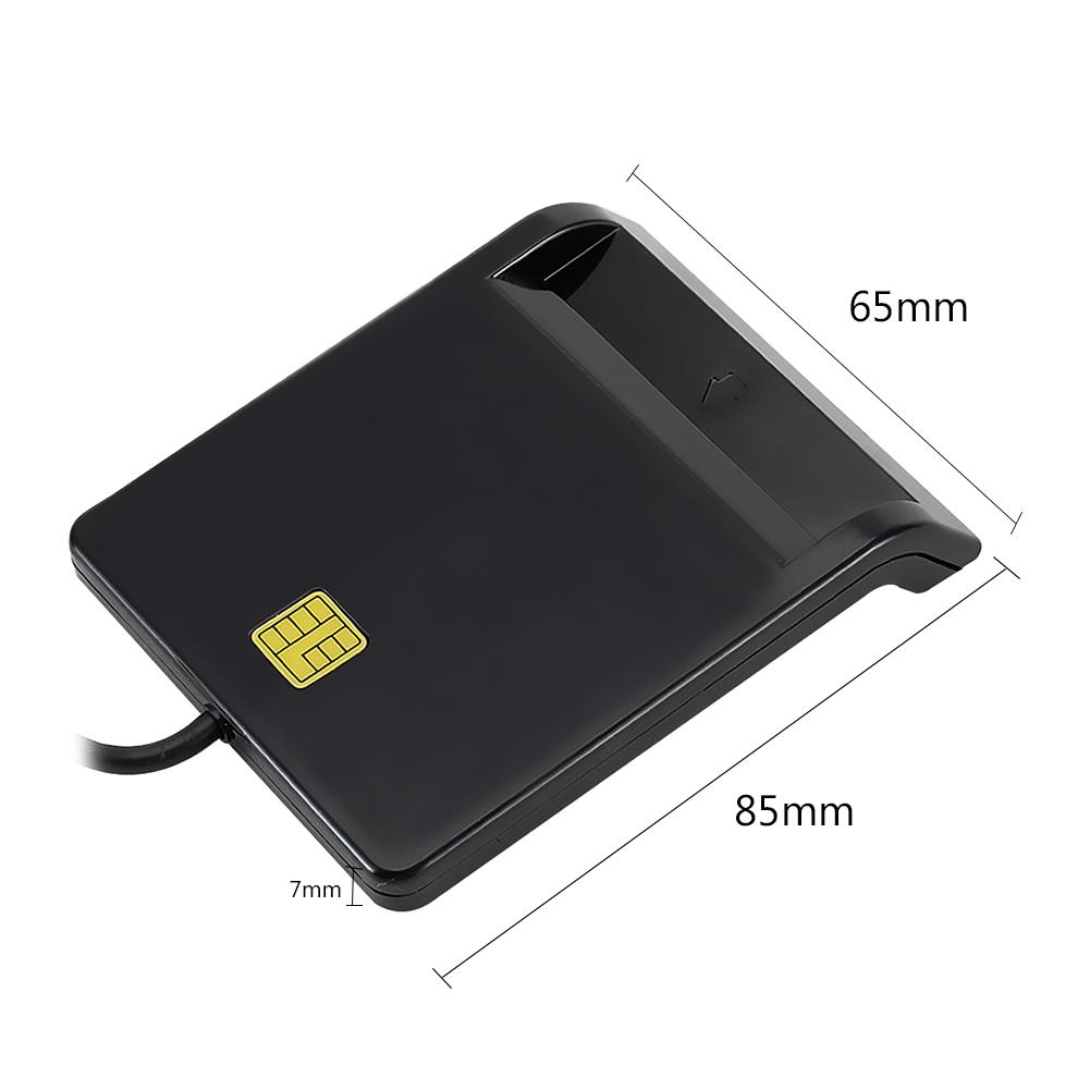 11-3PCS USB Smart Card Reader Stable Operation Reliable Simplicity for DNIE ATM CAC IC ID SIM Card Cloner Connector Windows