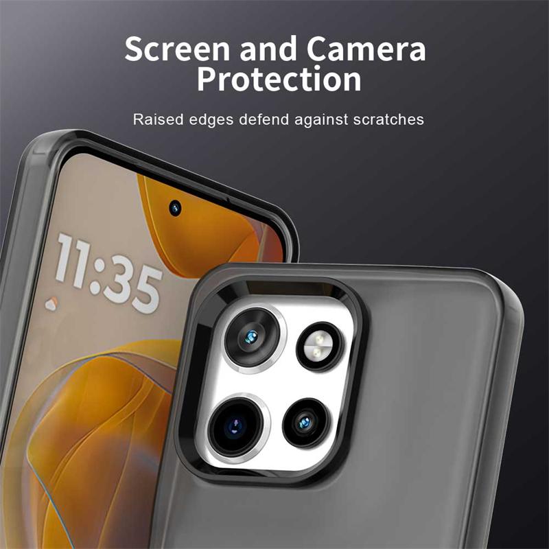 Anti-Drop Candy Color Phone Case For Motorola Moto S50 Matte Transparent Back Case Moto S50 5G Cover For Moto S50 Case 6.36 inch