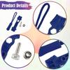 200 Pieces Jacket Zippers Zipper Repair Kit Backpack Replacement Pulls Zip Heads Reusable