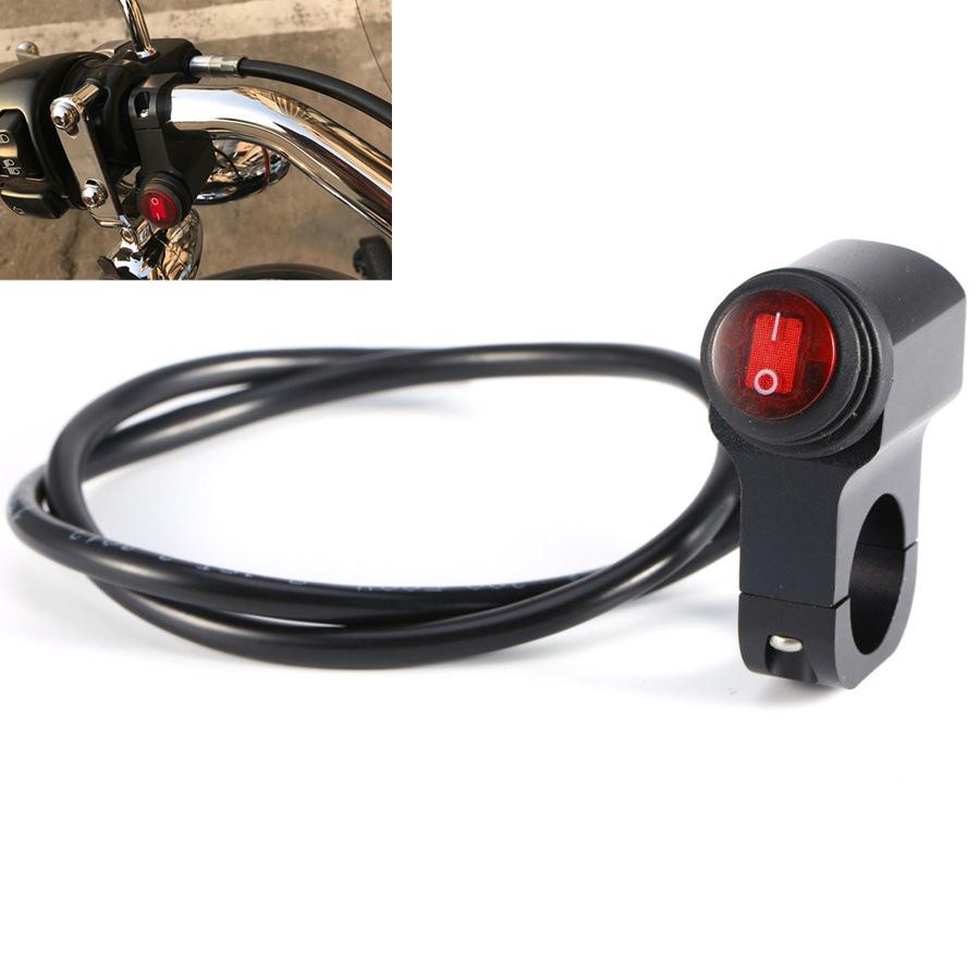 High Quality DC12V 16A Motorcycle LED Handlebar Headlight Spot Lamp Switch Kit