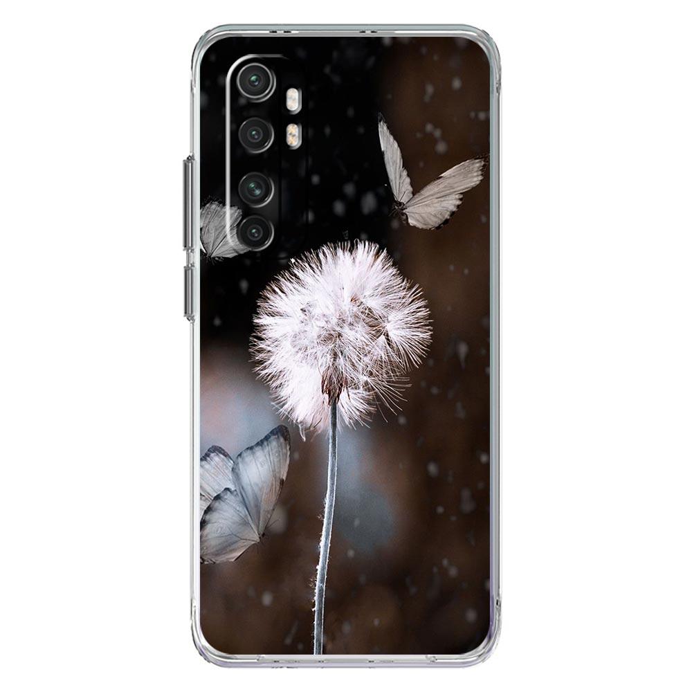 Phone Case For Xiaomi Mi Poco X7 X6 X5 NFC X3 F7 Ultra F6 Pro F3 15 14T 14 13T 11 12 13 Lite Clear TPU Cover flower Dandelion