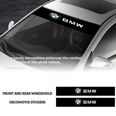 Pegatinas para Parabrisas Delantero de Coche Emblema Decorativo Delantero y Trasero para E46 E90 E60 E39 E36 E87 E92 E91 E34 F30 E10 F20 F30 G30