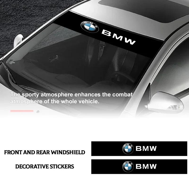 Car Front Windshield Stickers Front and Rear Decorative Emblem for BMW E46 E90 E60 E39 E36 E87 E92 E91 E34 F30 E10 F20 F30 G30