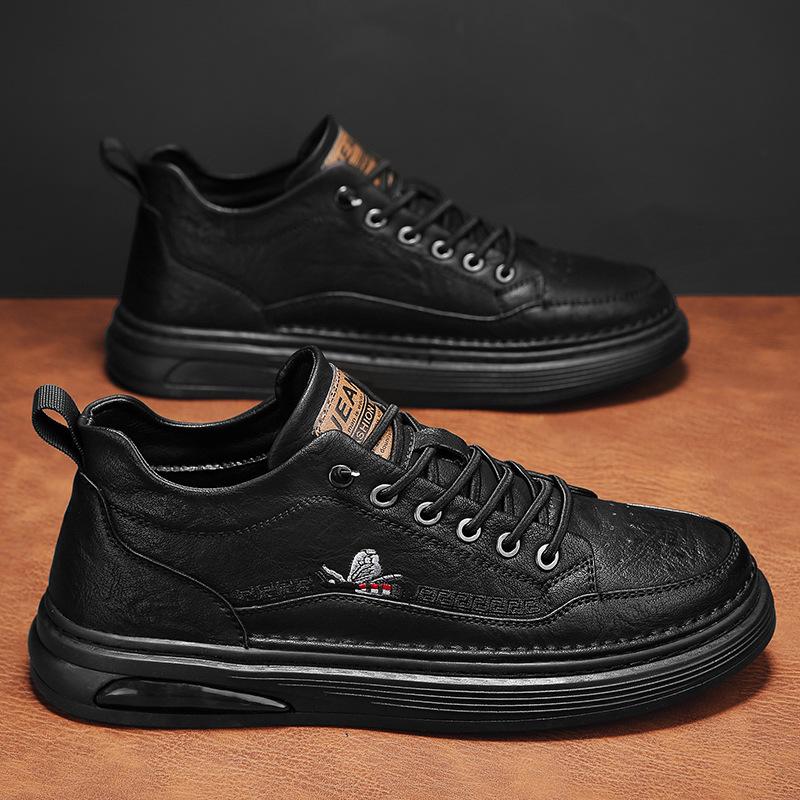 

British Men s Shoes Tooling Spring and Autumn New Martin Wear-resistant Outdoor Leisure Business Soft Leather Shoes 39