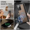 Für Samsung Galaxy Note20 Hülle JEEHOOD J09 RFID-blockierender Kartenhalter Leder-Rückseite Handyhülle Magnetische Hülle