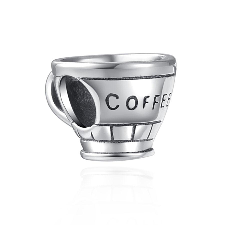 New Copper Cocktail Cup Charm Red Wine Glass Love Beer Coffee Bead Amulet Fit Original Bracelet Women Diy Drink Pendant Gift