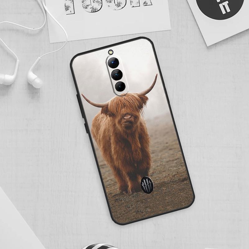 Highland Cows Case For ZTE Nubia Red Magic 11 Pro 8 8S 9 9S 10 10S Pro Plus 5G 6 7 7S 6S Pro 10 Air Cover