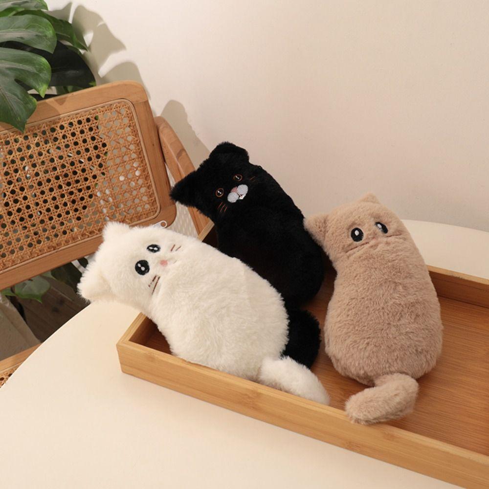 Kawaii Stationery Storage Bag Funny Cat Plush Cat Stationer Bag School Supplies