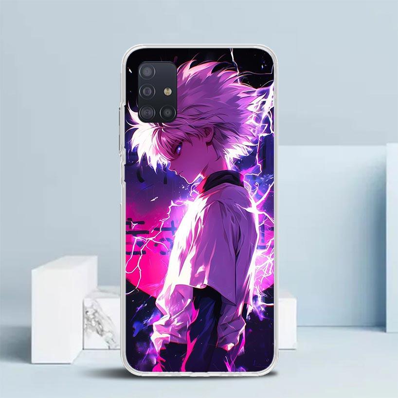 Huner X-Hunters Killua Soft Cover for Samsung Galaxy A12 A22 A32 A52 A72 A02S Phone Case Note 20 Ultra 10 S10 Plus A51 A71 A50S