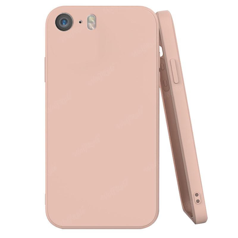 For Cover iPhone 5 Case For Apple iPhone 5 5S SE 2016 Capa New Liquid Silicone Phone Bumper TPU Soft Cover For iPhone 5 Fundas