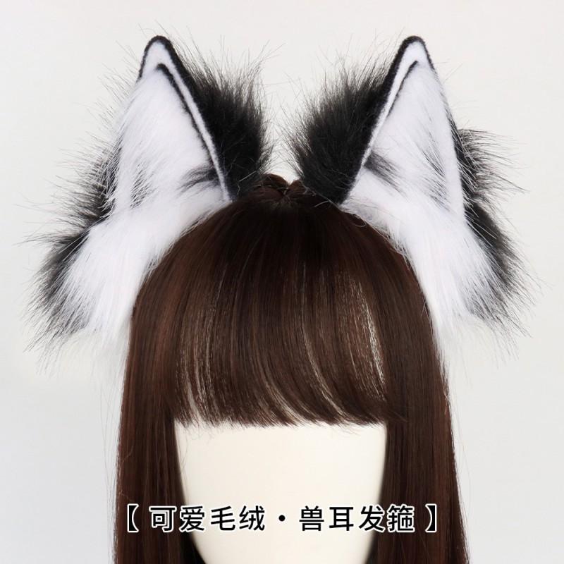 Handgemachtes Katzenfuchs-Ohren-Stirnband Lolita Cosplay Anime Convention Kostümzubehör