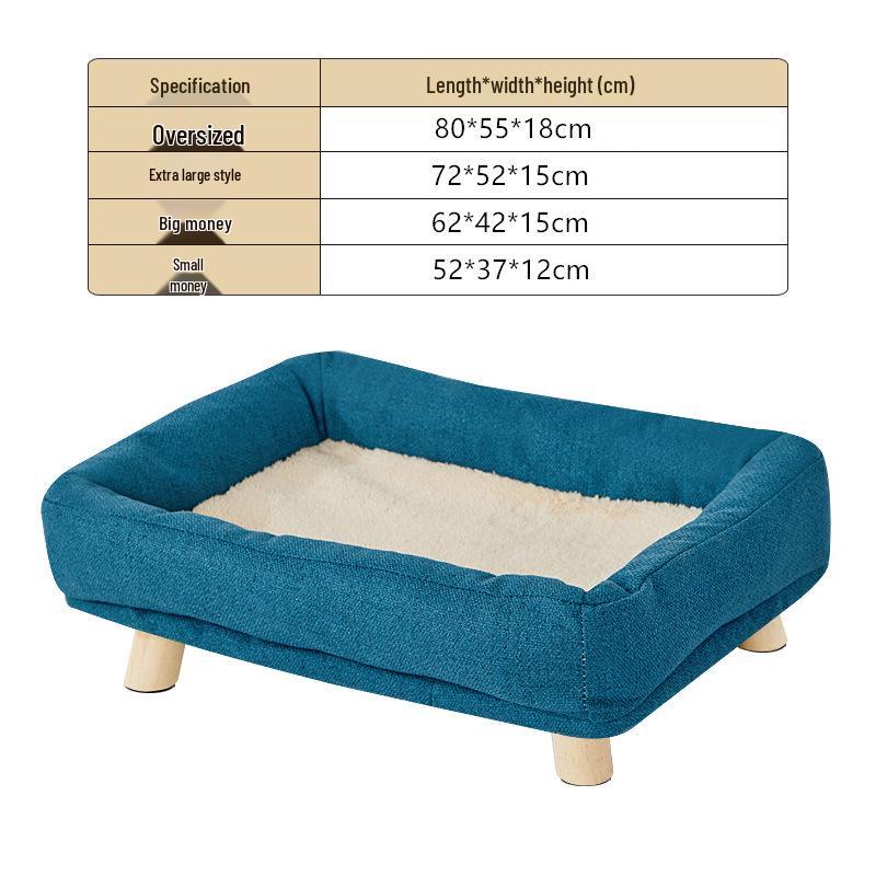 Four Seasons Washable Pet Bed: Cool Summer Mat for Small Dogs & Cats