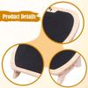 Wooden Footrest under Desk,Foot Support,Feet Stand Adjustable Height Foot Stool for Bathroom Office