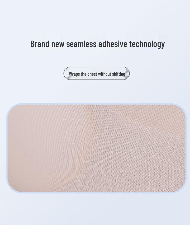 Seamless Wireless Push-Up Bra for Large Busts - Comfortable, Breathable, Lightweight with 4 Hooks