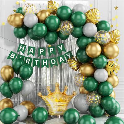 Green Red Balloon Garland Arch Kit Happy Birthday Party Decoration Kids Wedding Birthday Balloon Latex Baloon Baby Shower