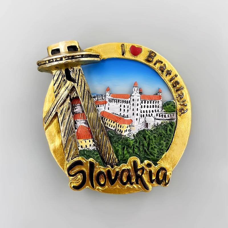 The Slovak Republic Fridge Stickers Bratislava Travel Souvenirs Pezinok Fridge Magnets Home Decoration Wedding Gifts