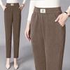 700g Extra Thick Chenille Harem Pants: Women's Winter Fleece-Lined Straight-Leg Casual Pants