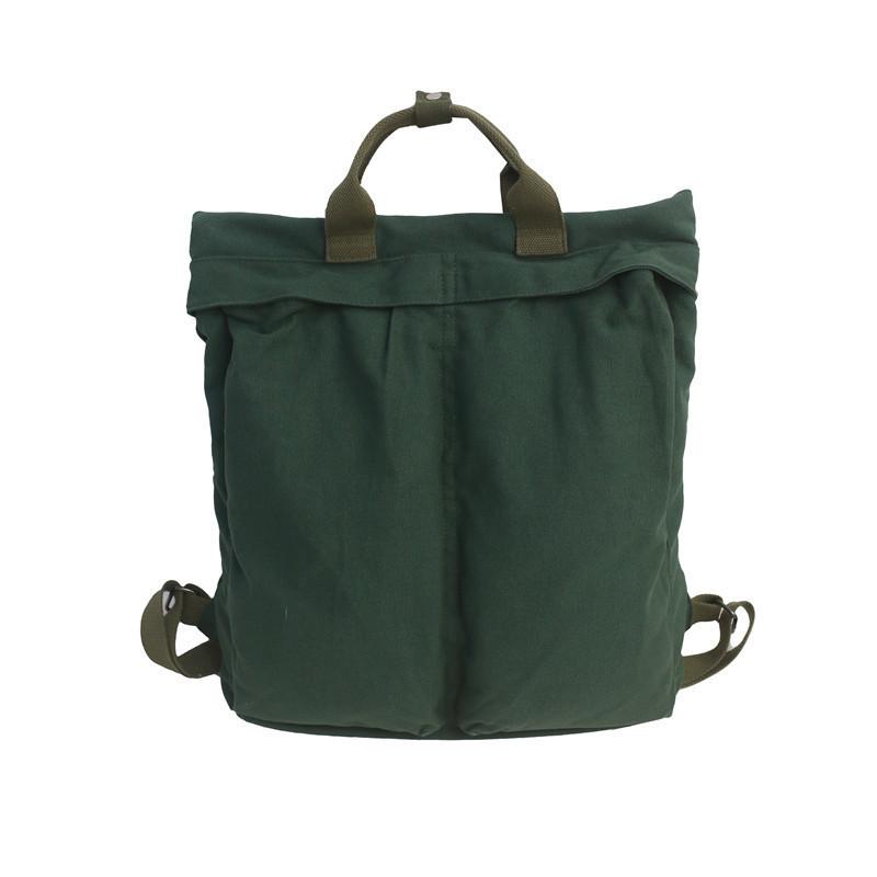Literary Canvas Backpack Women Korean Fashion Student School Bag Large Capacity Travel Backpack