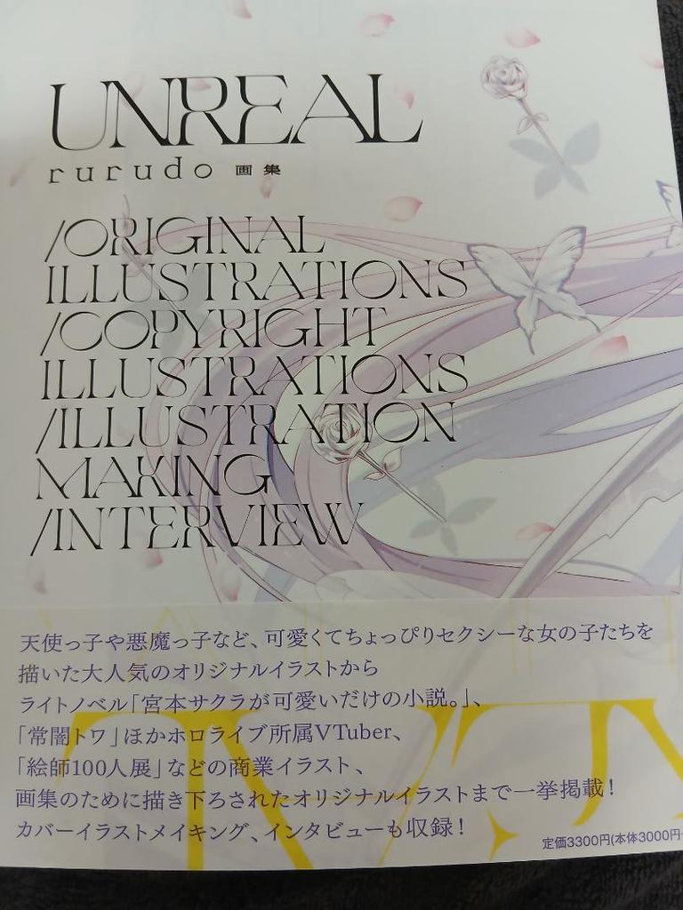 [USED] Rurudo Official Art Book "UNREAL