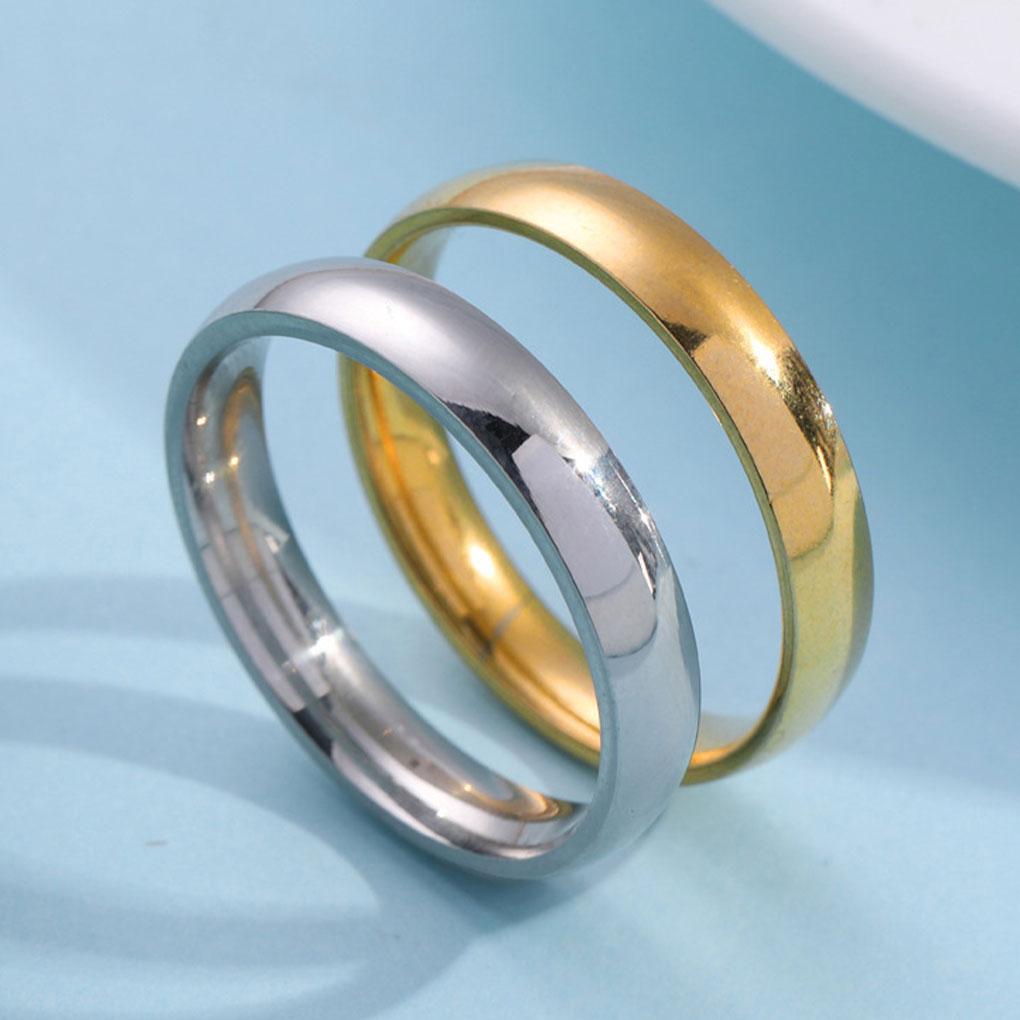 Unisex Woman Man Fashion Ring Jewellery Delicate Rings Dressing Up Decorative for Wedding Engagement Party Daily Working