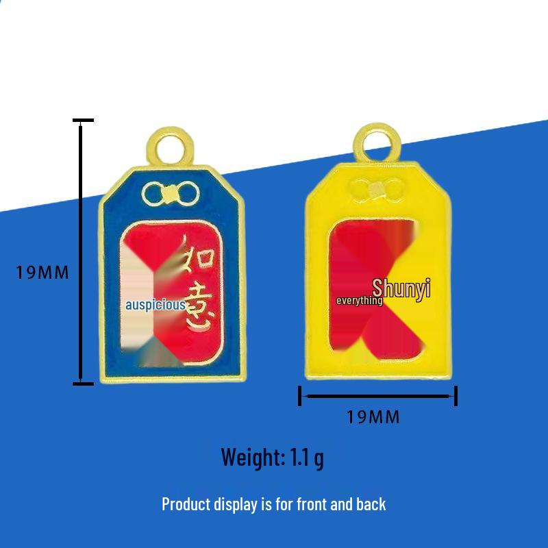 Antiker Vergoldeter Ruyi Tropfenperlen Anhänger: Bestseller, Hohe Farbbeständigkeit für DIY-Accessoires, Symbol für Glück