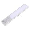 Under Cabinet Light Rechargeable Motion Sensor Lamp for Home Kitchen 3 Color Temperature Adjustable 30cm Length Silver