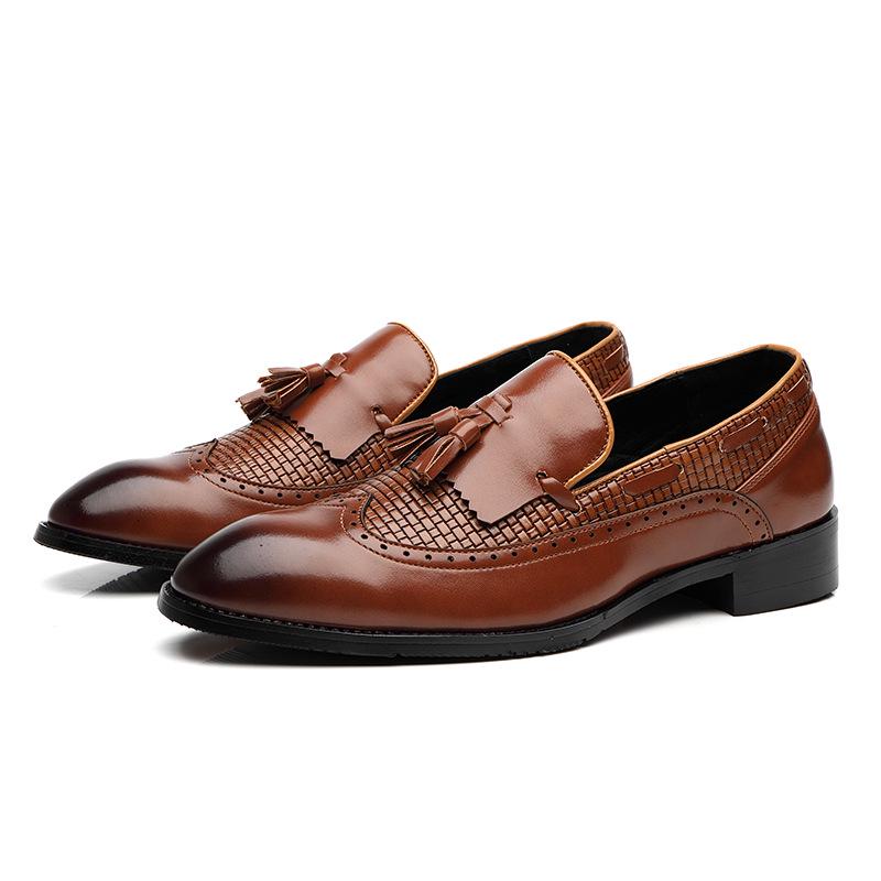 Leather Shoes Men Comfortable Stylish Business Gentleman's Oxford Shoes for Men 2024 New rty67