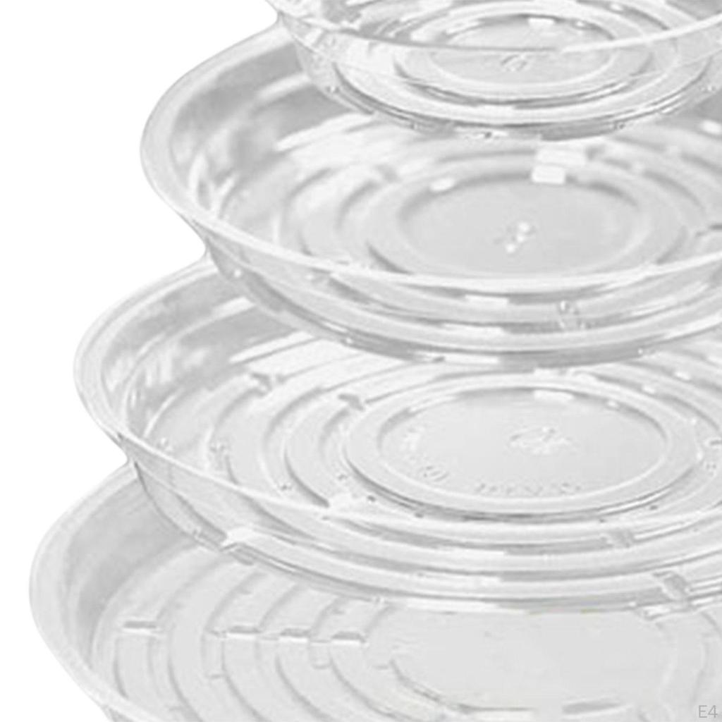 Plant Trays Lawn Courtyard Home Decor Balcony Round Windowsill Saucers 12inch