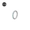 Titanium Rhinestone Nose Ring/Earring (6-12mm)