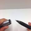 Pentel EnerGel Gel Ink Ballpoint Pen 0.5mm Silver Barrel Black Ink Pack of 10