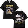90s Vintage Pulp Fiction Movie Graphic T Shirt Men's Women Classic Harajuku High Quality T-shirts Cotton T-shirt Streetwear