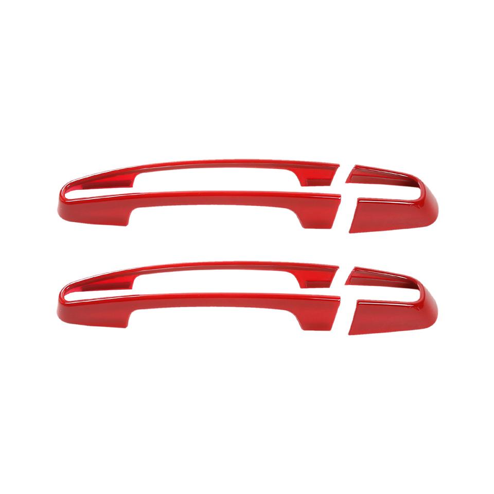  ABS Door Handle Decoration Cover Sticker Fit For Chevy Camaro 2017 Up Exterior Accessories